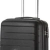 TravelZ Big Bars Handbagagekoffer 55cm Met TSA-slot - Ultrasterk - Zwart