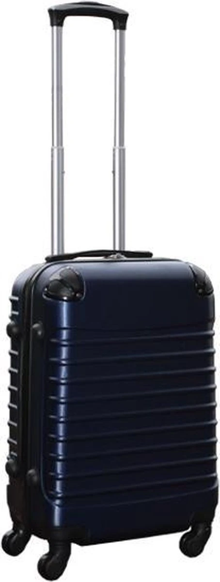Travelerz Handbagage Koffer Met Wielen 39 Liter - Lichtgewicht - Cijferslot - Donker Blauw