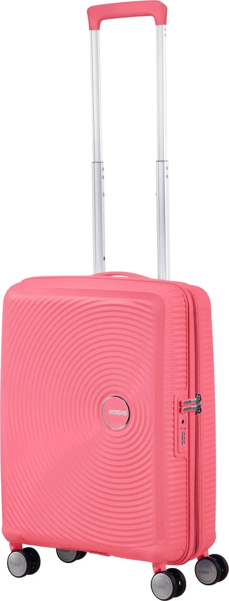 American Tourister Reiskoffer - Soundbox Spinner 55/20 Tsa Uitbreidbaar (Handbagage) Sun Kissed Coral - Afbeelding 4