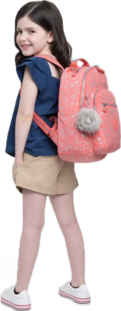 Kipling Seoul Go Small Laptoprugzak 13 Inch - Hearty Pink Met - Afbeelding 9