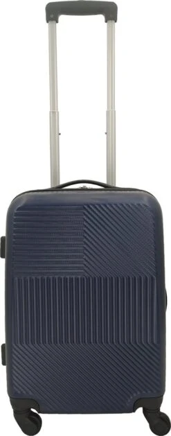 SB Travelbags Handbagage Koffer 55cm 4 Wielen Trolley - Blauw