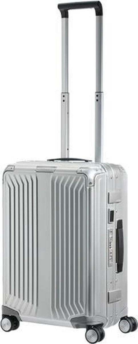 Samsonite Handbagage Koffer Lite-Box AluHoogte > 55 Cm - Zilver - Afbeelding 4