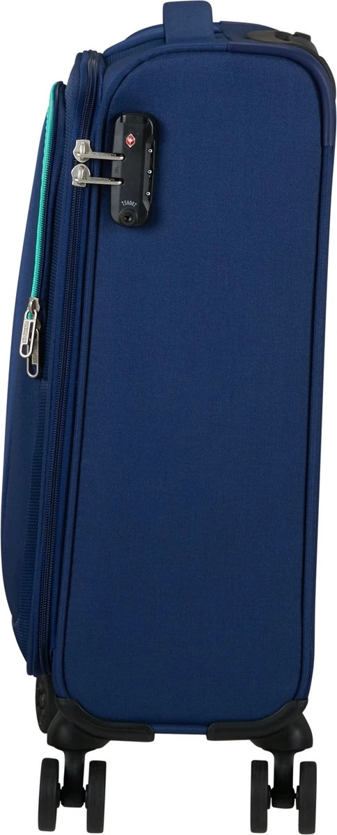American Tourister Reiskoffer - Sea Seeker Spinner 55cm (Handbagage)- Combat Navy - Afbeelding 10