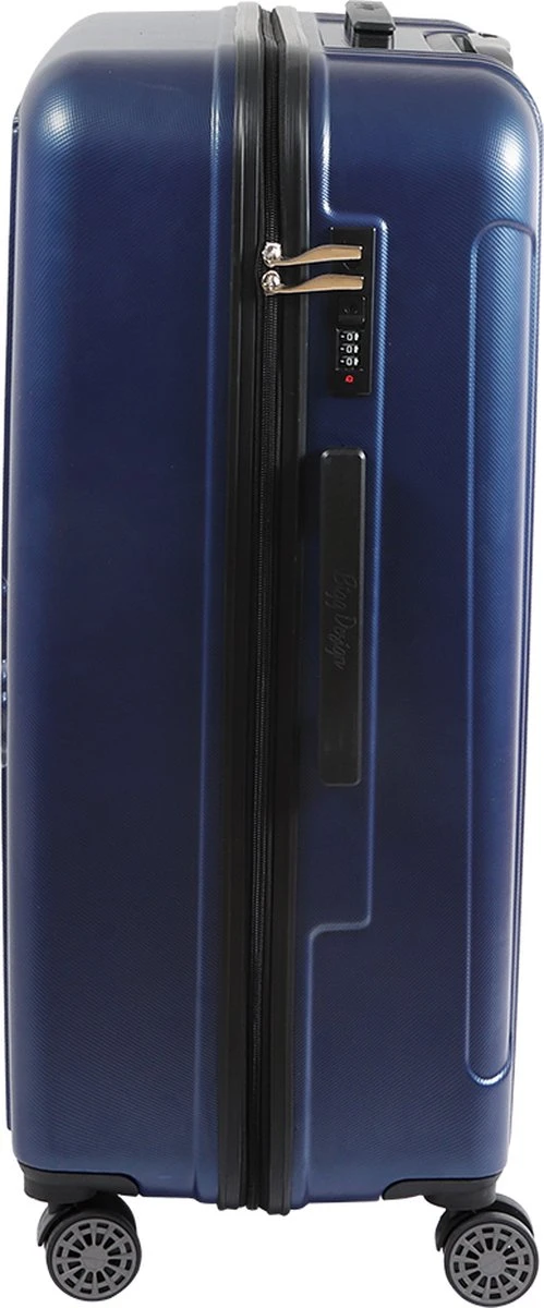 Biggdesign Ocean Reiskoffer - Ruimbagage Koffer - Blauw - Medium - Afbeelding 2