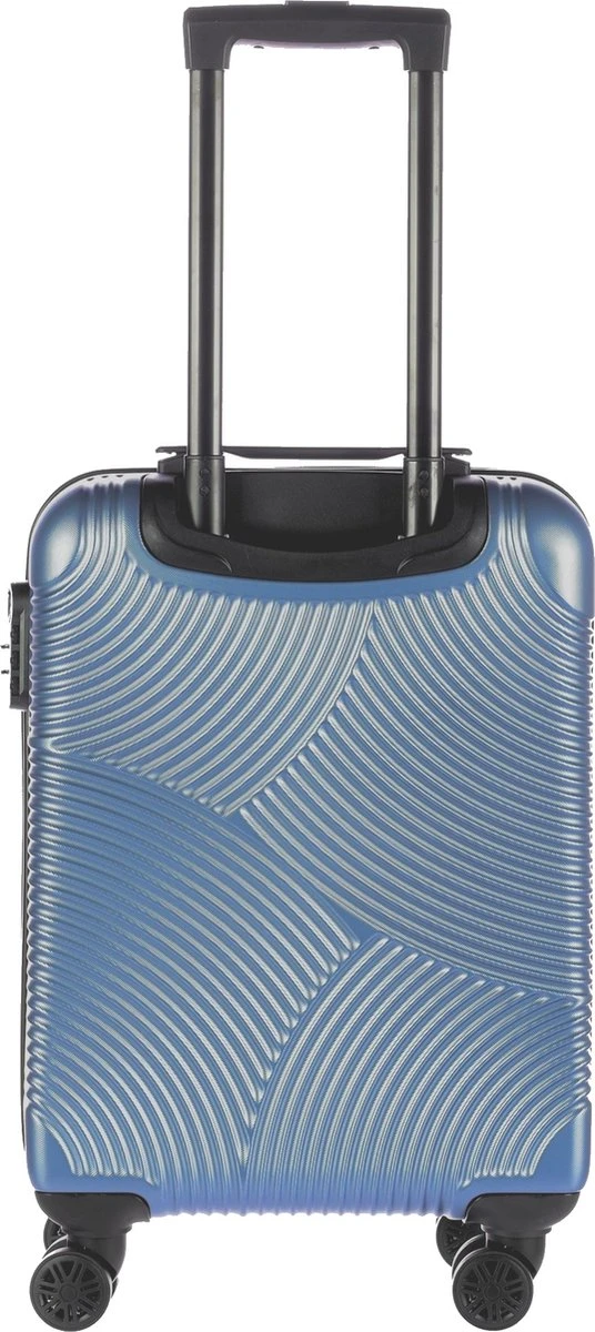 Enrico Benetti Louisville 39040 Handbagage Koffer Hardcase ABS - Jeansblauw - Afbeelding 3