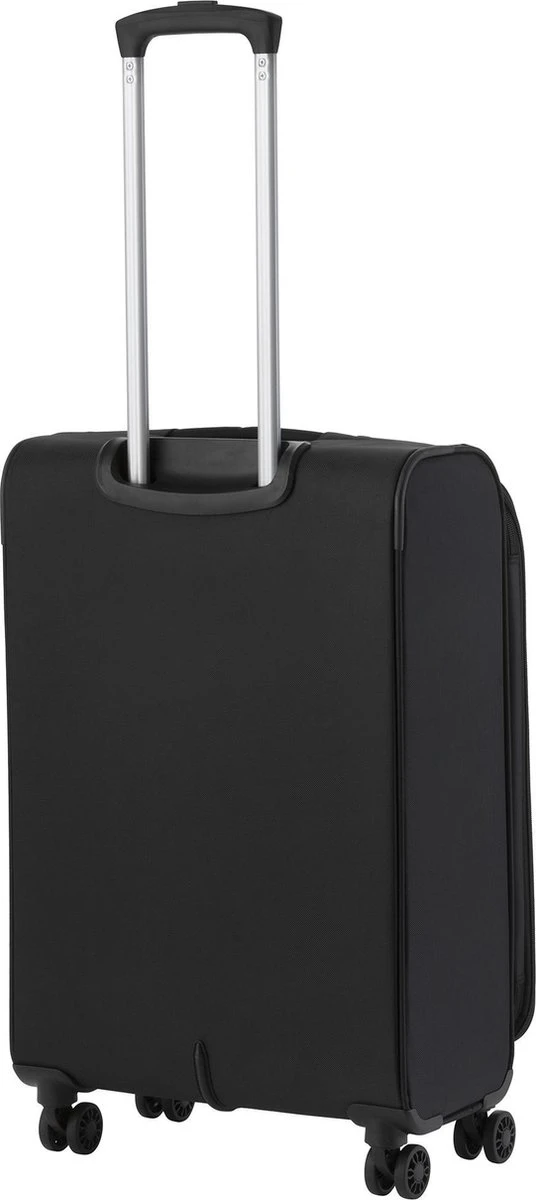 Travelz Softspinner TSA Reiskoffer 67cm - Zachte Reiskoffer Met Expander - Zwart - Afbeelding 3