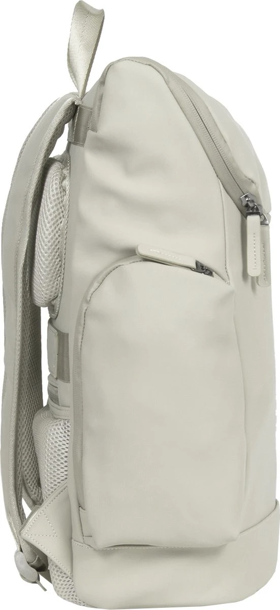 New Rebels® William - Rugtas - Beige - Waterafstotend - 28x15x43cm - Rugzak / Backpack - Afbeelding 2