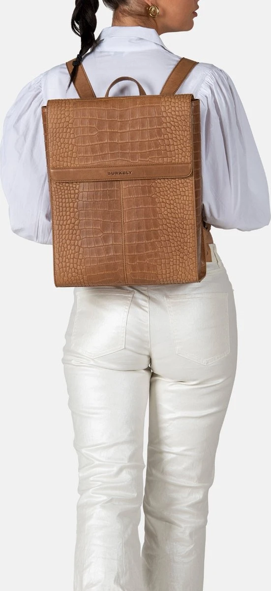 Burkely Casual Cayla Dames Rugtas 14" - Cognac - Afbeelding 5