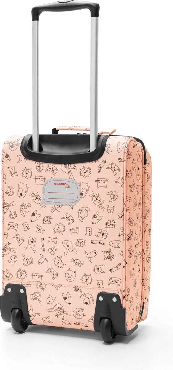 Reisenthel Trolley XS Kids Reiskoffer Kind - Maat XS - 12L - Cats&Dogs Rose Roze - Afbeelding 2