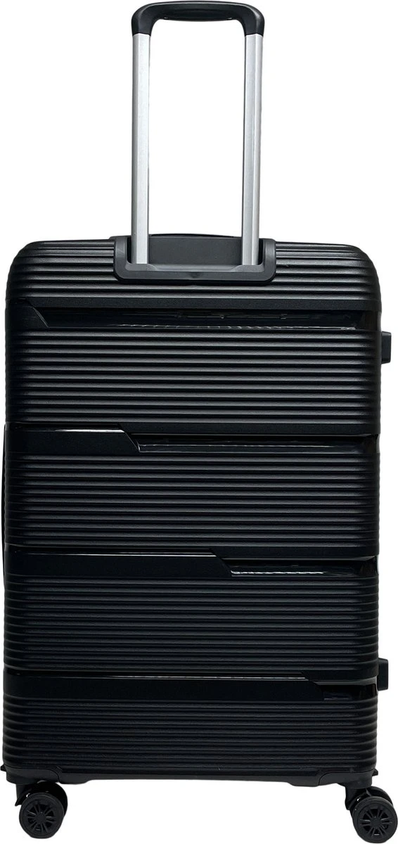 Benzi Izeda Grote Koffer - 75 Cm - 95 Liter - Zwart - Afbeelding 3