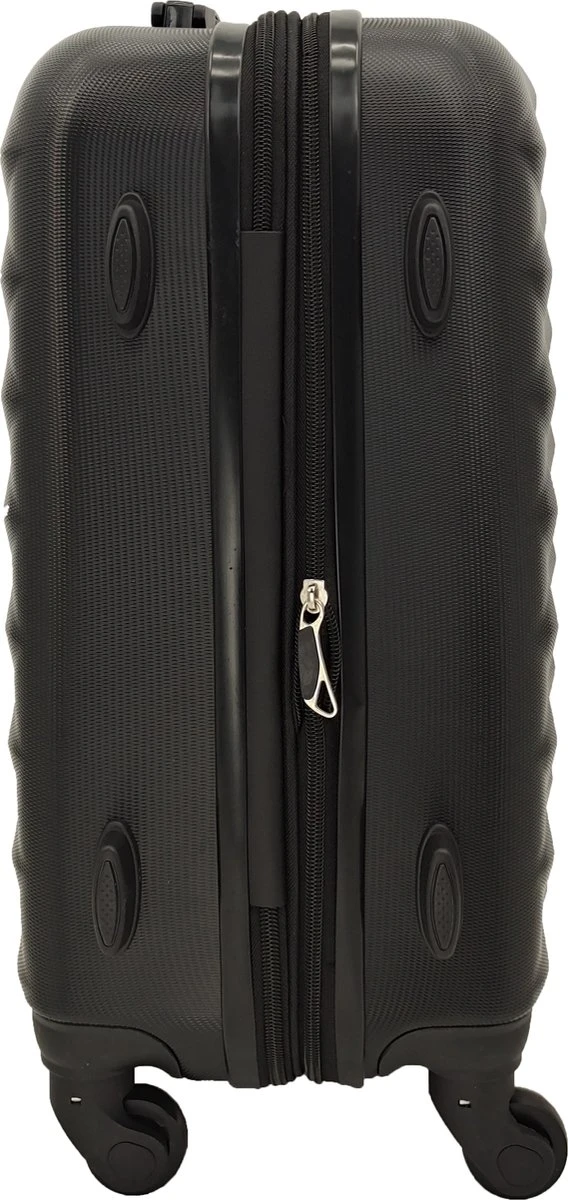 SB Travelbags 'Expandable' Bagage Koffer 65cm- Zwart - Afbeelding 3