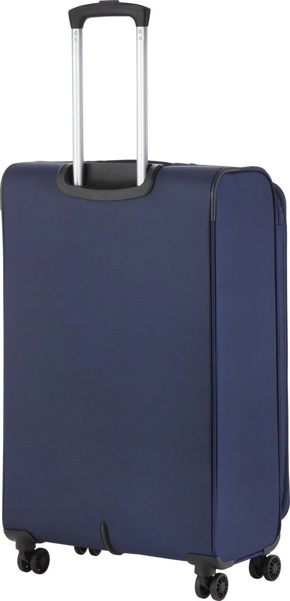 Travelz Softspinner TSA Reiskoffer 77cm - Zachte Reiskoffer Met Expander 104 + 16 Ltr - Blauw - Afbeelding 3