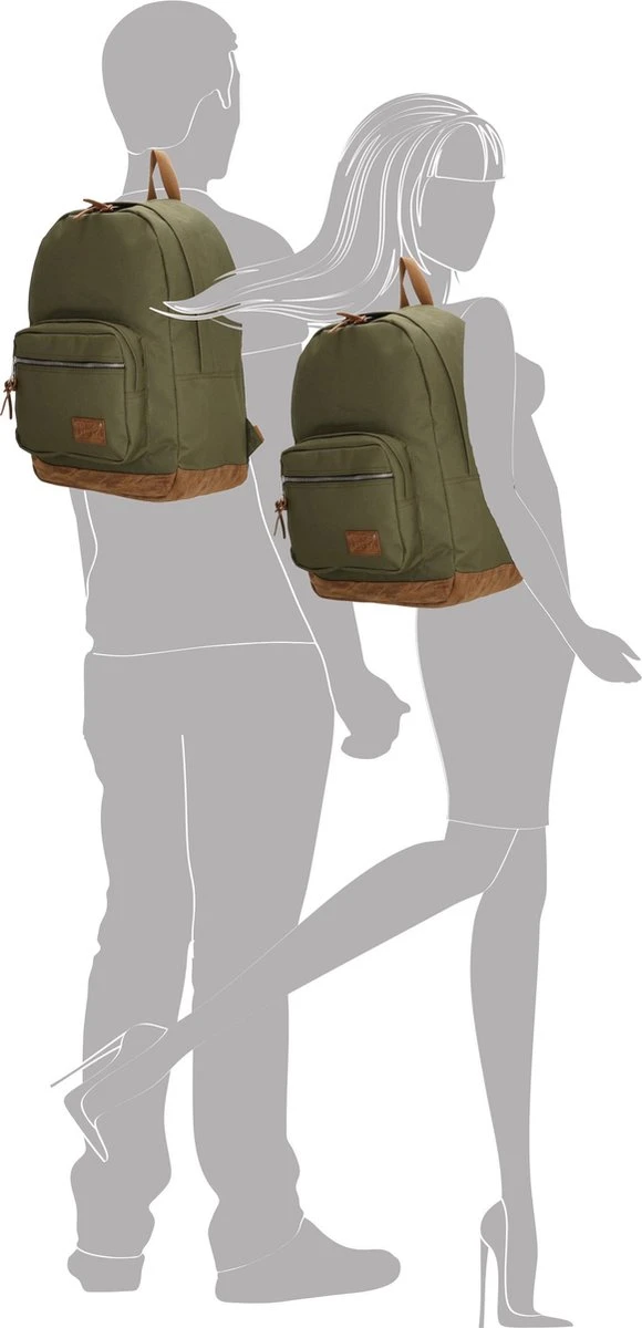 Enrico Benetti Santiago 46160 Laptoprugzak Met 15" Laptopvak - Olijfgroen - Afbeelding 7