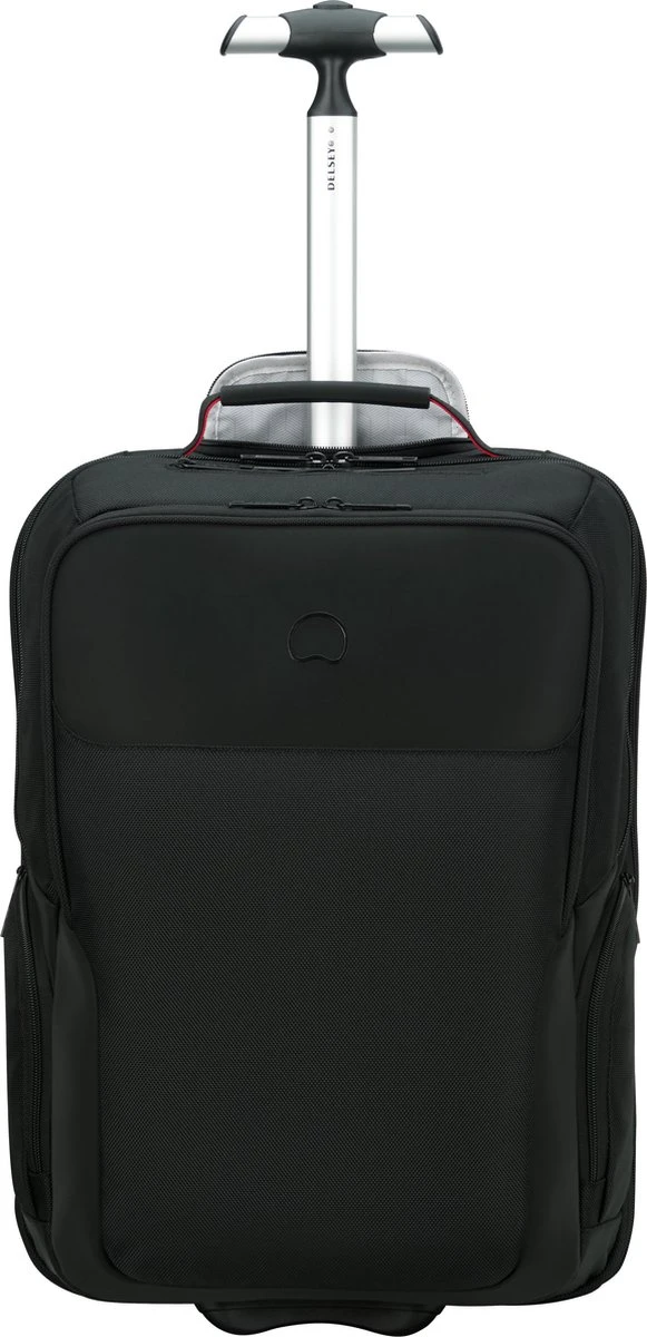 Delsey Parvis Plus Backpack Trolley - 2 Compartments - 17,3 Inch - Black