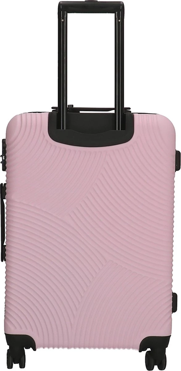 Enrico Benetti Koffer / Trolley / Reiskoffer - 65 X 41 X 25 Cm - 68 Liter - ABS - Maat M - Louisville - Roze - Afbeelding 4