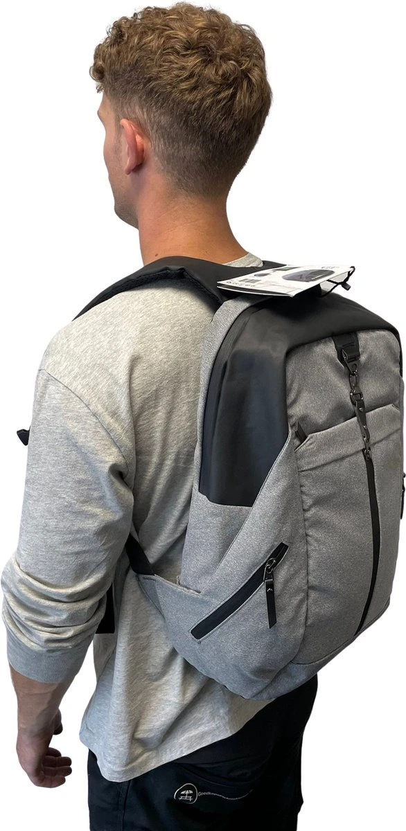 Backpack USB Laptoprugzak - 15,6 Inch - Waterdichte Ritsen - Rugtas - Anti Diefstal - Design 2023 - Afbeelding 8