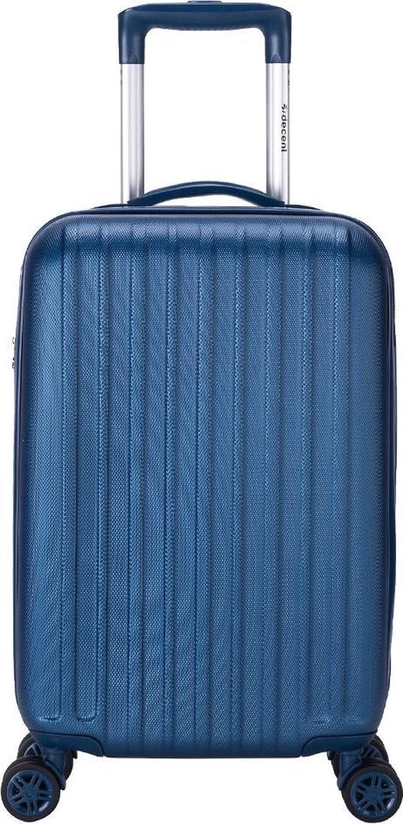 Decent Tranporto-One Handbagage Koffer - 55 Cm - TSA Slot - Dark Blue - Afbeelding 12