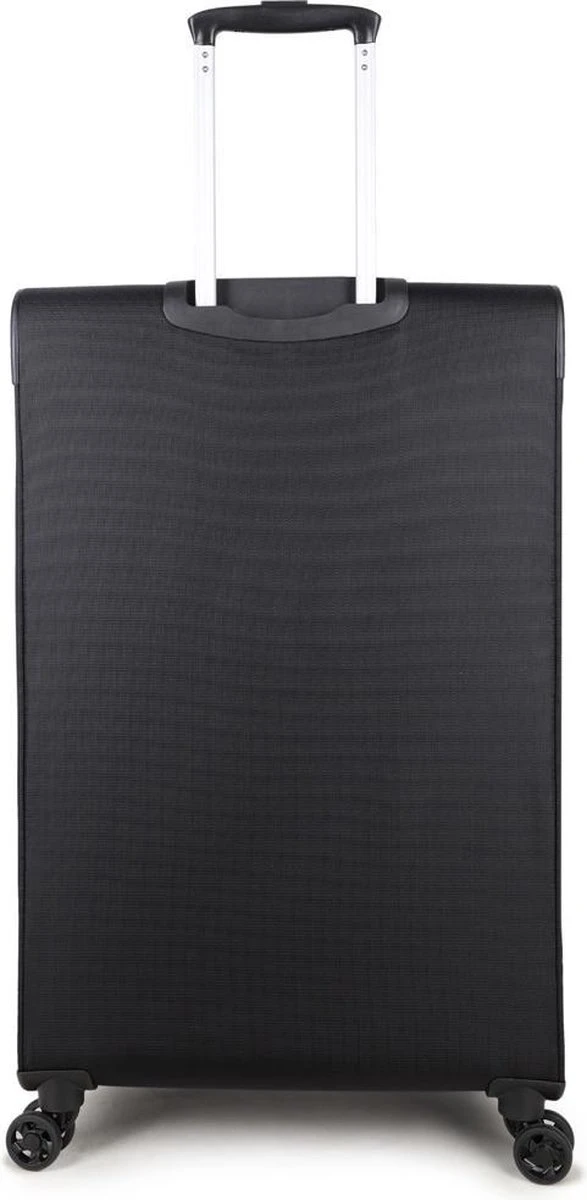 Decent D-Upright Large Koffer - 76 Cm Expandable - TSA Slot - Zwart - Afbeelding 3