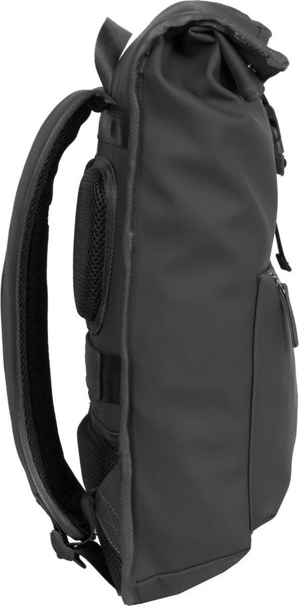 New Rebels® William - Rugtas - Zwart - Waterafstotend - 15.6151413121087 - 16L - 28x13x43cm - Rugzak / Backpack - Afbeelding 2