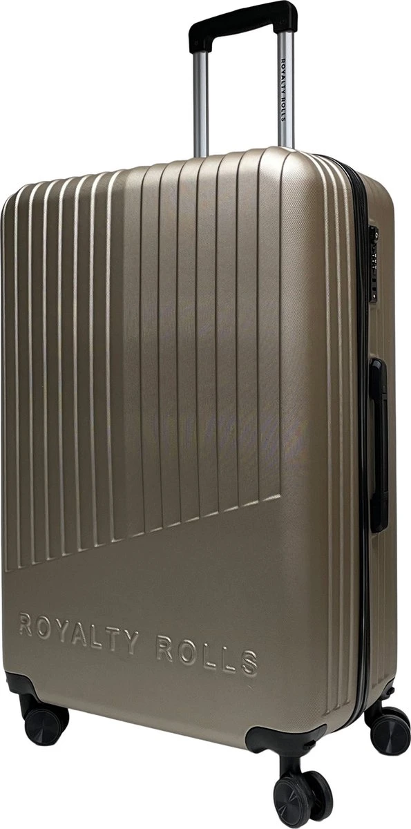 Royalty Rolls Amsterdam XL Reiskoffer 78 Cm - 98 Liter - Champagne