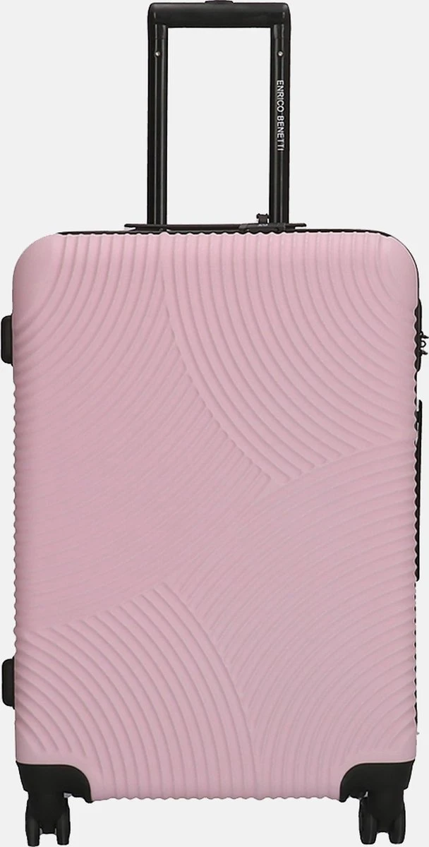 Enrico Benetti Koffer / Trolley / Reiskoffer - 65 X 41 X 25 Cm - 68 Liter - ABS - Maat M - Louisville - Roze - Afbeelding 7
