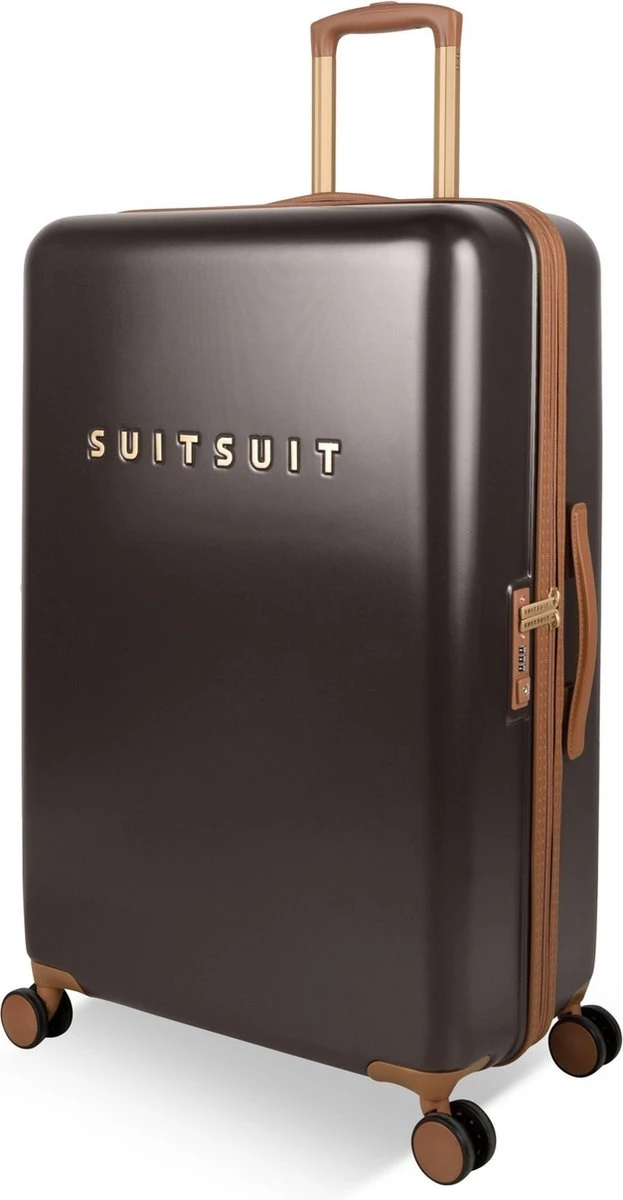 SUITSUIT - Fab Seventies Classic - Espresso Black - Reiskoffer (76 Cm) - Afbeelding 5