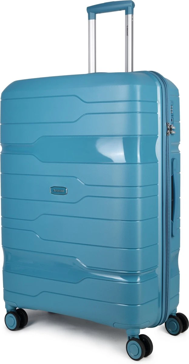 Decent ONE-CITY Large Koffer - 76 Cm - TSA Slot - Petrol