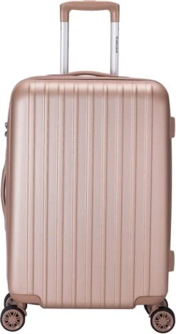 Decent Tranporto-One Reiskoffer 66 Cm - Zalmroze