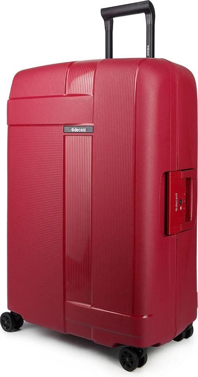 Decent Transit Large Koffer - 82 Cm - Rood - Afbeelding 12
