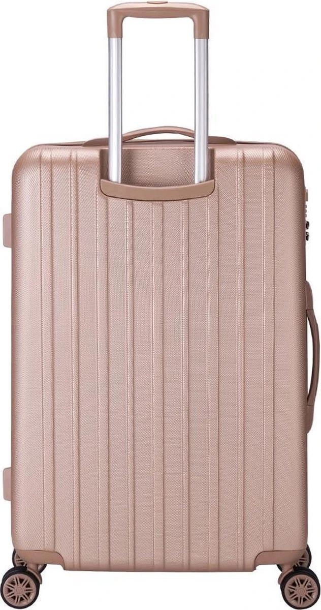 Decent Tranporto-One Reiskoffer 66 Cm - Zalmroze - Afbeelding 3