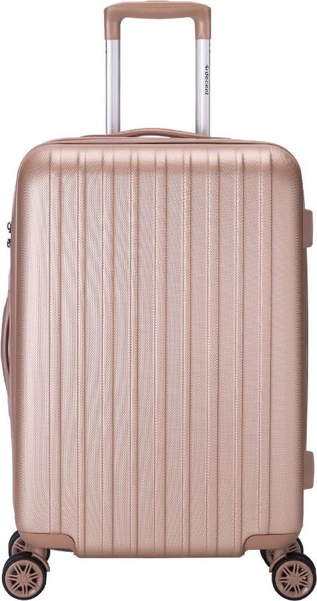 Decent Tranporto-One Reiskoffer 66 Cm - Zalmroze - Afbeelding 14