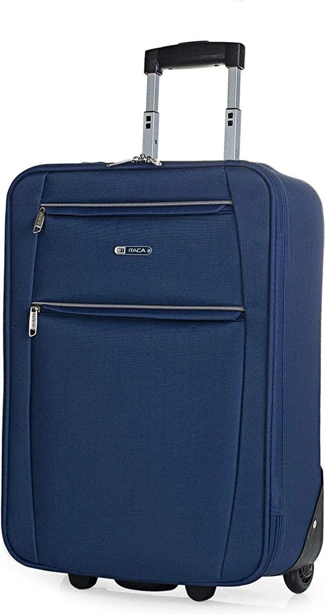 NaSK - Suitcase - Klein Reis Koffer - Met Wielen - Hand Koffer 55x40x20 Met Telescoopsteel - Lichtgewicht Cabin Max Hanbagage Luggage Met TSA-cijferslot - Carry On Suitcase In 55cm
