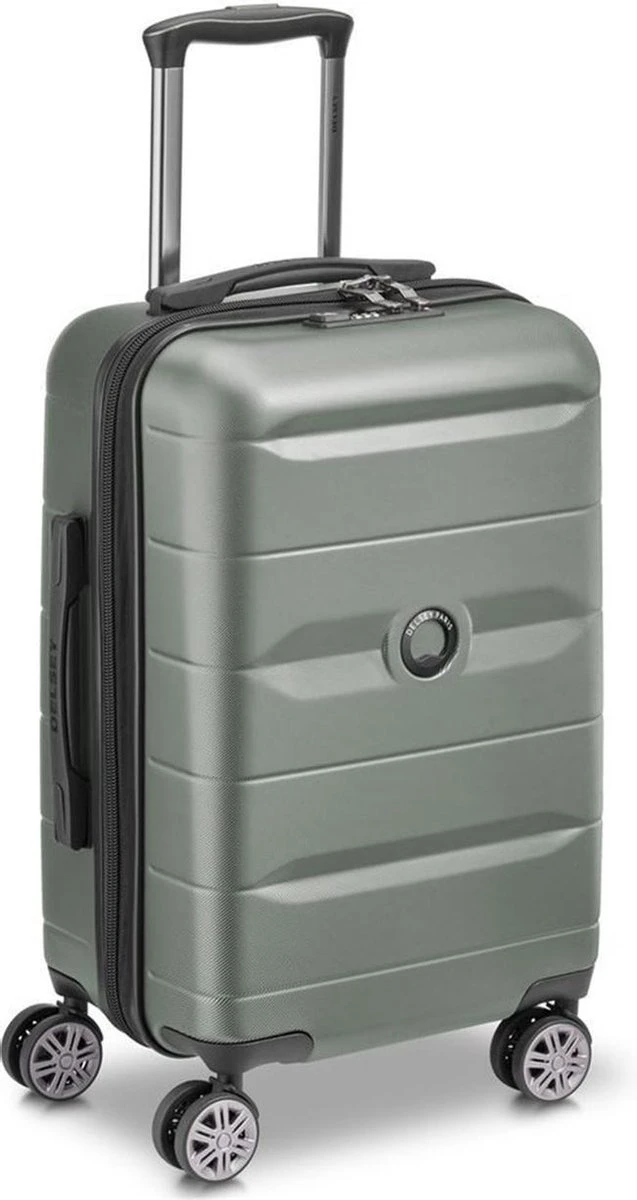 Delsey Comete+ Handbagage Koffer - 55 Cm - Groen - Afbeelding 3