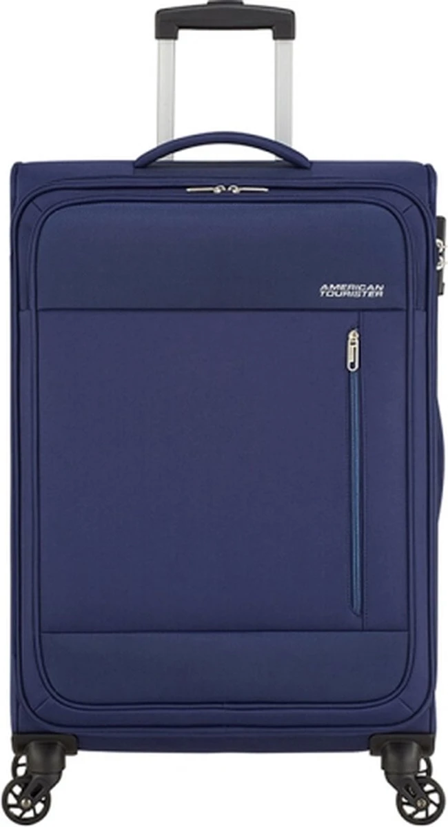 American Tourister Reiskoffer - Heat Wave Spinner 68/25 Tsa (Medium) Combat Navy - Afbeelding 12