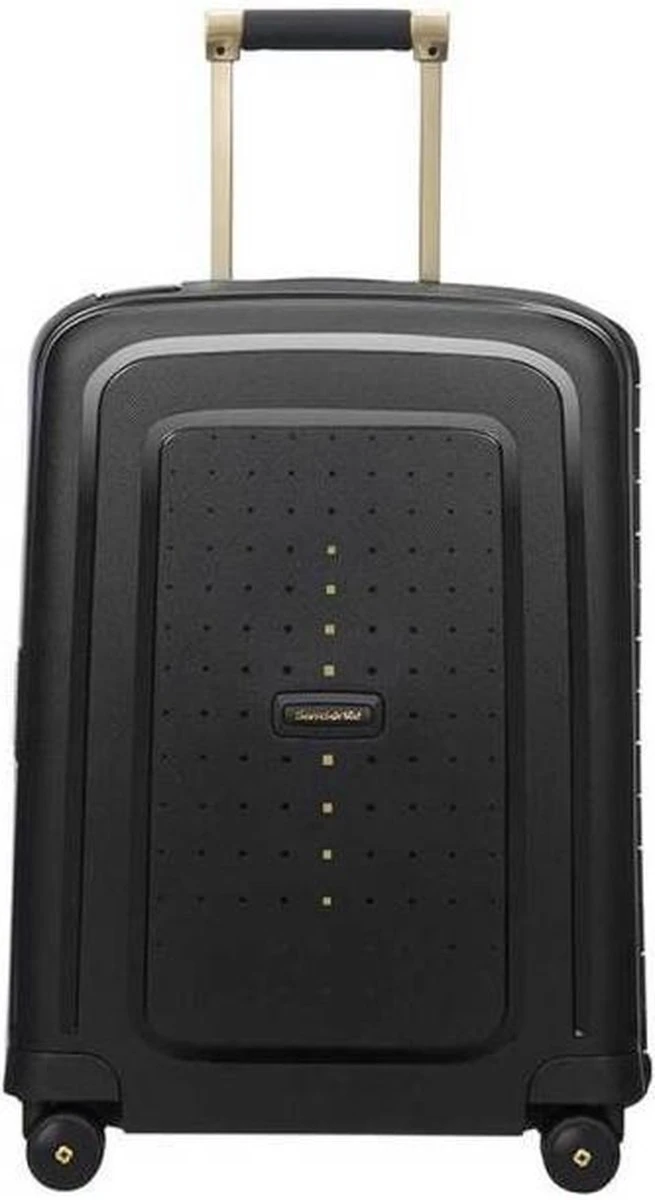 Samsonite Reiskoffer - S'Cure Dlx Spinner 55/20 (Handbagage) Black/Gold Deluscious - Afbeelding 12