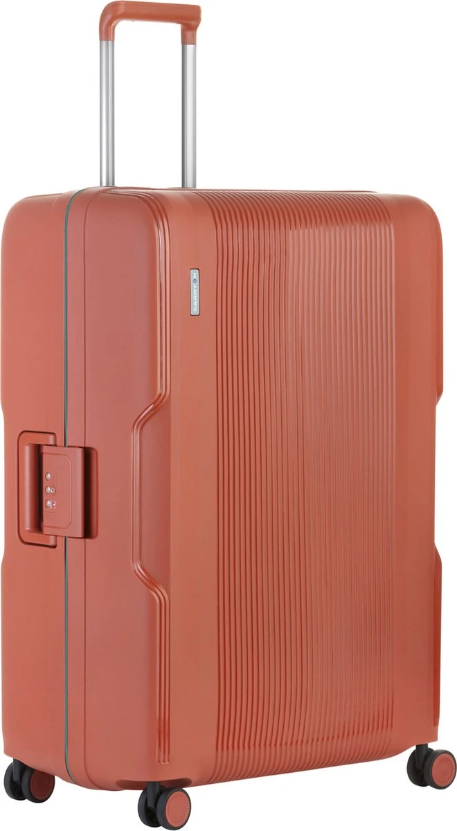 CarryOn Protector Luxe Grote Reiskoffer - Trolley 77cm Met TSA-klikslot - Ultrasterk - Terra