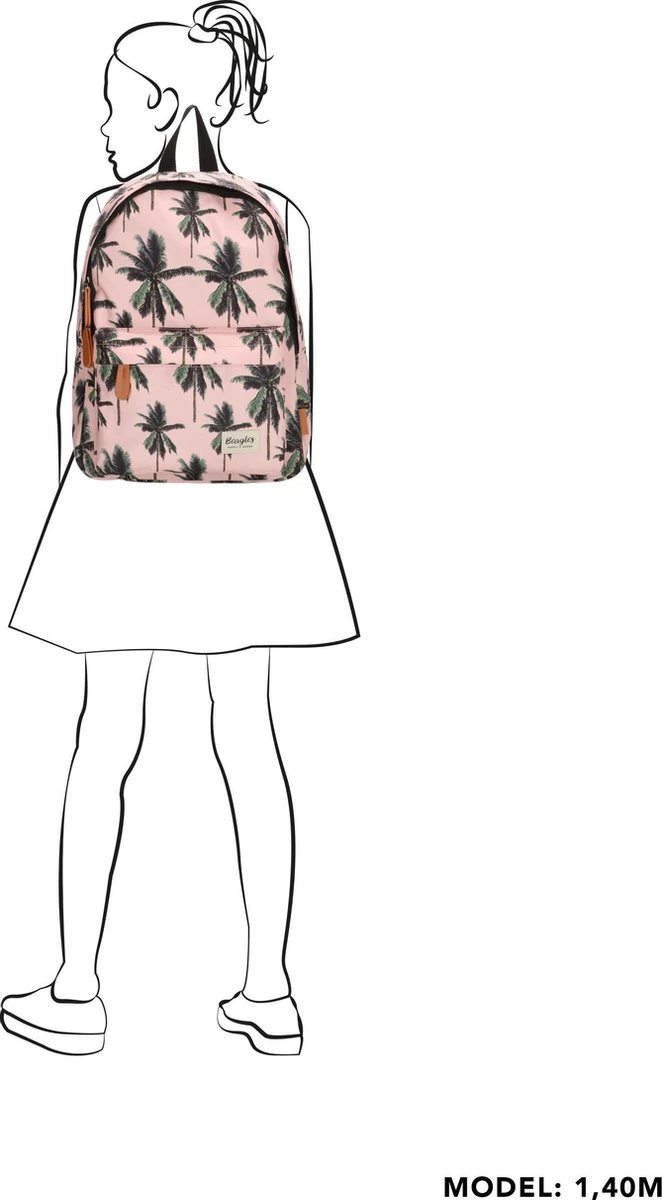Beagles Originals Cool Originals - Rugzak - Palm Roze - Afbeelding 7
