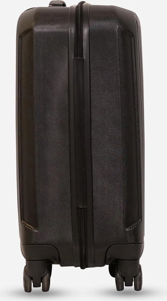 ©TROLLEYZ - Bali No.22 - Trolley - 55cm Met TSA Slot - Dubbele Wielen - 360° Spinners - 100% ABS - Handbagage Koffer In Night Black - Afbeelding 2