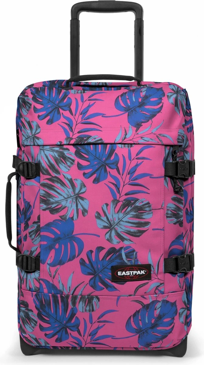Eastpak TRANVERZ S Reiskoffer, Handbagage (51 X 32.5 X 23 Cm) - Brize Monstera Pink