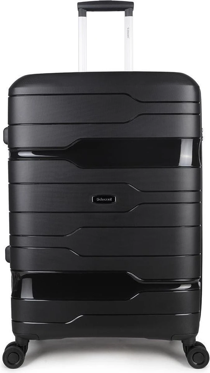 Decent ONE-CITY Large Koffer - 76 Cm - TSA Slot - Zwart - Afbeelding 13