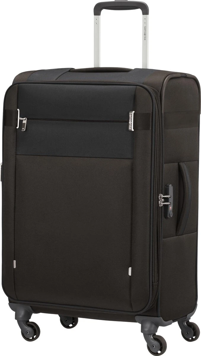 Samsonite Reiskoffer - Citybeat Spinner 66/24 Uitbreidbaar (Medium) Black - Afbeelding 2