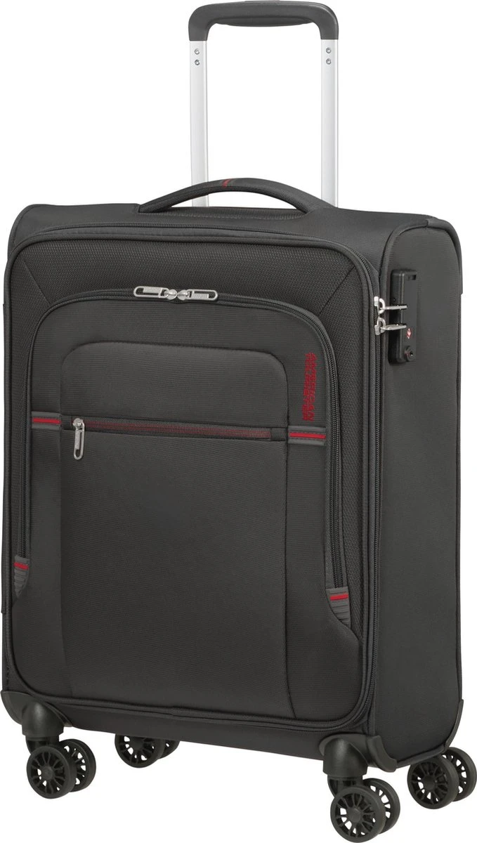 American Tourister Reiskoffer - Crosstrack Spinner 55/20 Tsa (Handbagage) Grey/Red