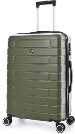 Jump Arogado - Reiskoffer - 66 Cm - 4 Wielen - TSA-Cijferslot - Kaki