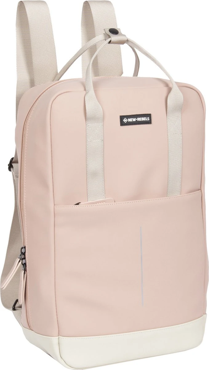 New Rebels® Julan - Rugtas - Oudroze - Waterbestendig - 42x12x28cm - Rugzak / Backpack