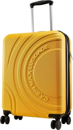 CabinMax Velocity Handbagage Koffer - Uitbreidbaar Trolley 44L - Harde Reiskoffer - 55x40x20/25 Cm - Lichtgewicht - Groot Capaciteit - Geel