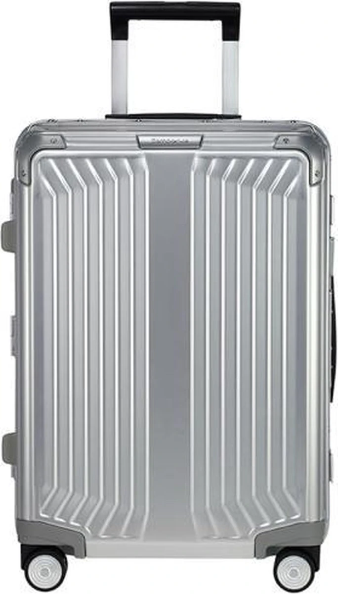 Samsonite Handbagage Koffer Lite-Box AluHoogte > 55 Cm - Zilver - Afbeelding 3