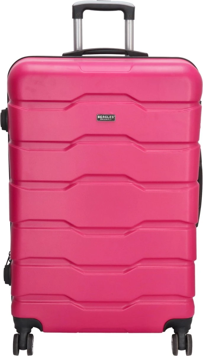 Beagles Originals Comfy Travel Grote Koffer - 74 Cm - Fuchsia