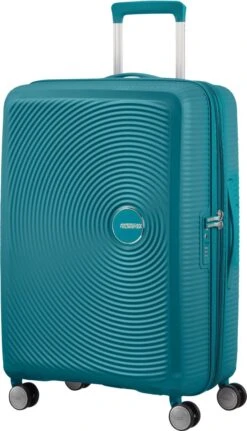 American Tourister Soundbox Spinner Spinner Reiskoffer (Medium) - 81 Liter - Jade Green