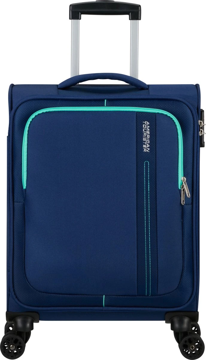 American Tourister Reiskoffer - Sea Seeker Spinner 55cm (Handbagage)- Combat Navy - Afbeelding 2