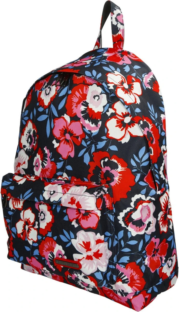 Enrico Benetti Andorra 46145 Laptoprugzak 14" - Roodrose Bloemenprint - Afbeelding 2